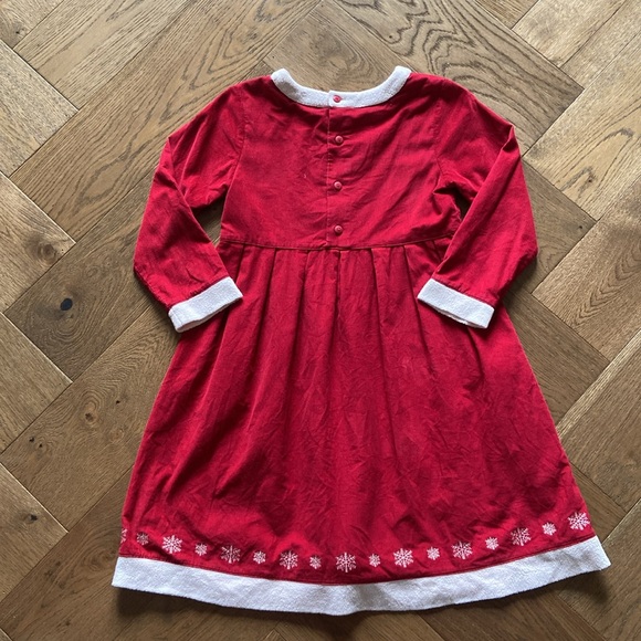 NWOT -Hanna Andersson Girl’s Holiday Snowflake Dress - Picture 7 of 10